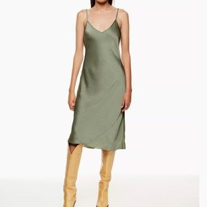 Royal Blue Wilfred Slip Only Dress, size Small, satin